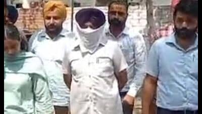 The accused in VB custody in Bhucho. The accused in VB custody in Bhucho.
