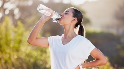 Alkaline water is water infused with minerals like calcium, magnesium, and potassium, which raise the pH levels. (Shutterstock) Alkaline water is water infused with minerals like calcium, magnesium, and potassium, which raise the pH levels. (Shutterstock)