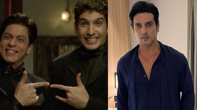 Zayed Khan and Shah Rukh Khan Zayed Khan and Shah Rukh Khan