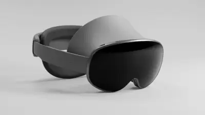The headset’s design bears a striking resemblance to the Apple Vision Pro. (Samsung) The headset’s design bears a striking resemblance to the Apple Vision Pro. (Samsung)