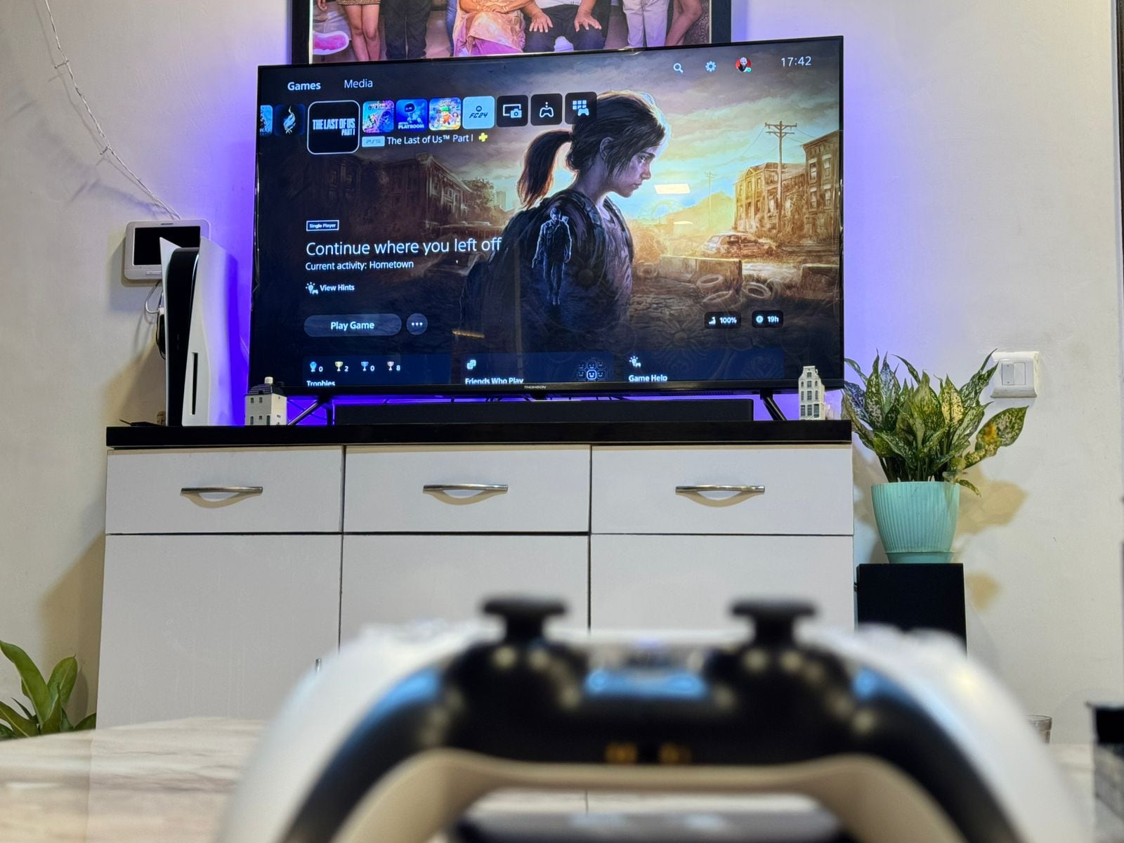 I enjoyed playing PS 5 games on the Thomson Phoenix QLED 4K Smart TV. (Ayushmann Chawla) I enjoyed playing PS 5 games on the Thomson Phoenix QLED 4K Smart TV. (Ayushmann Chawla)