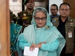 Bangladesh former Prime Minister Sheikh Hasina. (File) Bangladesh former Prime Minister Sheikh Hasina. (File)