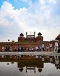 Clouds over the Red Fort on Tuesday as the city recorded maximum and minimum at 35.1°C and 25.2°C, respectively. (Sanchit Khanna/HT Photo) Clouds over the Red Fort on Tuesday as the city recorded maximum and minimum at 35.1°C and 25.2°C, respectively. (Sanchit Khanna/HT Photo)