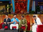 Gautam Gambhir, Rishabh Pant, Yuzvendra Chahal and Abhishek Sharma on The Great India Kapil Show. Gautam Gambhir, Rishabh Pant, Yuzvendra Chahal and Abhishek Sharma on The Great India Kapil Show.