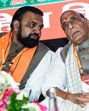 Union defence minister Rajnath Singh (right) with Bihar deputy CM Samrat Chaudhary in Patna on Wednesday. (ANI Photo) Union defence minister Rajnath Singh (right) with Bihar deputy CM Samrat Chaudhary in Patna on Wednesday. (ANI Photo)