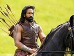 Kannappa box office collection day 6: Vishnu Manchu in a still from Kannappa.