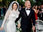 Lauren Sanchez and Jeff Bezos