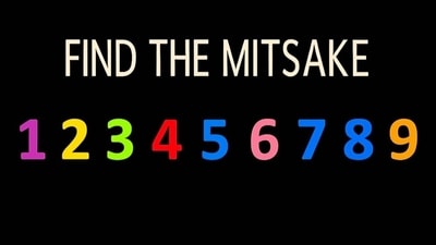 A Facebook brain teaser misled viewers into analysing numbers, while the true error lay in the misspelt instruction at the top. (Facebook/Arshdeep Soni) A Facebook brain teaser misled viewers into analysing numbers, while the true error lay in the misspelt instruction at the top. (Facebook/Arshdeep Soni)