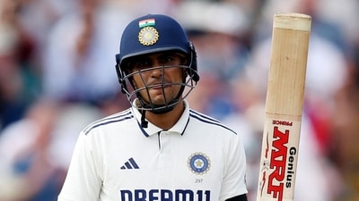 India's Shubman Gill celebrates during Day 1 of the 2nd test match against England, at Edgbaston in Birmingham (@BCCI X) India's Shubman Gill celebrates during Day 1 of the 2nd test match against England, at Edgbaston in Birmingham (@BCCI X)