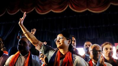 Apna Dal (S) president Anupriya Patel at her party’s annual convention in Lucknow on Wednesday. (ANI PHOTO) Apna Dal (S) president Anupriya Patel at her party’s annual convention in Lucknow on Wednesday. (ANI PHOTO)