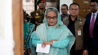 Bangladesh former Prime Minister Sheikh Hasina. (File) (AP) Bangladesh former Prime Minister Sheikh Hasina. (File) (AP)
