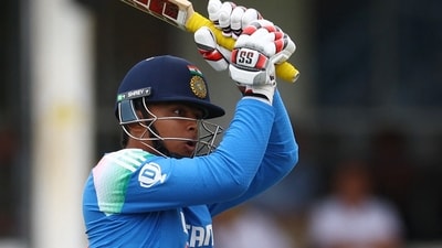 India's Vaibhav Suryavanshi in action (Action Images via Reuters)
