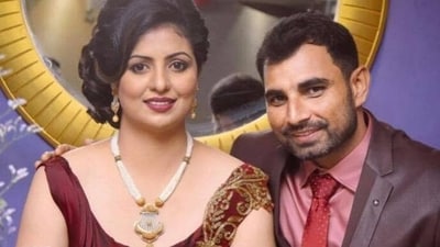 Mohammed Shami, was trolled after posting this picture with wife Hasin Jahan on his official Facebook page. Nasty comments were made that her dress was not in keeping with their religion. (Mohammed Shami facebook) Mohammed Shami, was trolled after posting this picture with wife Hasin Jahan on his official Facebook page. Nasty comments were made that her dress was not in keeping with their religion. (Mohammed Shami facebook)