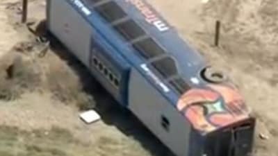 A bus crash in Lancaster injured at least 20 people (Screenshot: X/RAWS) A bus crash in Lancaster injured at least 20 people (Screenshot: X/RAWS)