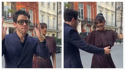Priyanka Chopra and Nick Jonas' candid moment left their fans swooning. Priyanka Chopra and Nick Jonas' candid moment left their fans swooning.