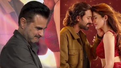 Sanjay Kapoor couldn't hold his tears during Aankhon Ki Gustaakhiyan trailer launch event. Sanjay Kapoor couldn't hold his tears during Aankhon Ki Gustaakhiyan trailer launch event.