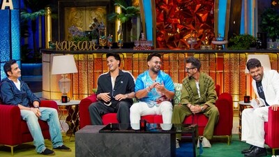 Gautam Gambhir, Rishabh Pant, Yuzvendra Chahal and Abhishek Sharma on The Great India Kapil Show. Gautam Gambhir, Rishabh Pant, Yuzvendra Chahal and Abhishek Sharma on The Great India Kapil Show.