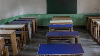 The office, which oversees 56 primary schools and 29 middle, high, and secondary schools in the block, is currently operating with just two employees (an accountant and a peon), and one block primary education officer. (HT File) The office, which oversees 56 primary schools and 29 middle, high, and secondary schools in the block, is currently operating with just two employees (an accountant and a peon), and one block primary education officer. (HT File)