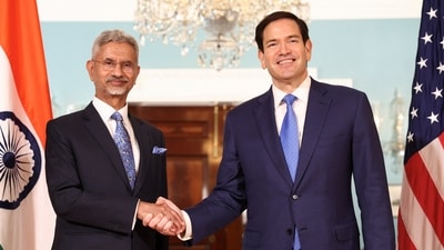 Indian External Affairs Minister Subrahmanyam Jaishankar met U.S. Secretary of State Marco Rubio at the meeting of the Indo-Pacific Quad at the State Department in Washington. (Reuters)