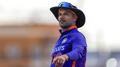 Shikhar Dhawan opens up on the various phases of his cricket career in an exclusive chat with Hindustan Times (AP)