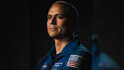 Selected as a NASA astronaut in 2021, Menon graduated with the 23rd astronaut class in 2024. (NASA Johnson Space Center ) Selected as a NASA astronaut in 2021, Menon graduated with the 23rd astronaut class in 2024. (NASA Johnson Space Center )