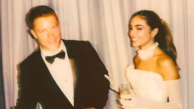 Christian McCaffrey and Olivia Culpo celebrated their first wedding anniversary. (Instagram/ Christian McCaffrey) Christian McCaffrey and Olivia Culpo celebrated their first wedding anniversary. (Instagram/ Christian McCaffrey)