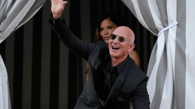 Jeff Bezos, 61, is the third-richest man in the world with a $241.4 billion fortune (AP) Jeff Bezos, 61, is the third-richest man in the world with a $241.4 billion fortune (AP)