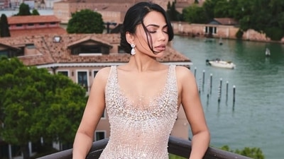 Mona Patel dazzles in a stunning Georges Hobeika gown in Venice. (Instagram) Mona Patel dazzles in a stunning Georges Hobeika gown in Venice. (Instagram)