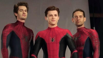 Andrew Garfield, Tom Holland and Tobey Maguire Andrew Garfield, Tom Holland and Tobey Maguire