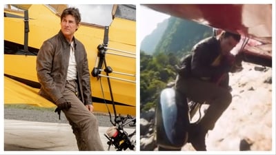 Close one fear Tom Cruise's risky stunts could lead to serious injury. Close one fear Tom Cruise's risky stunts could lead to serious injury.