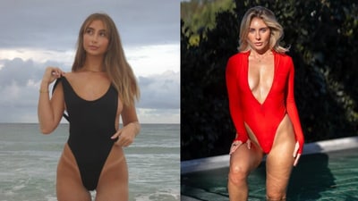 Lily Phillips (L) claims she slept with over 1,100 men in 12 hours, breaking the 'world record' which Bonnie Blue (R) allegedly held in the past. (Instagram/ Lily Phillips, Bonnie Blue) Lily Phillips (L) claims she slept with over 1,100 men in 12 hours, breaking the 'world record' which Bonnie Blue (R) allegedly held in the past. (Instagram/ Lily Phillips, Bonnie Blue)