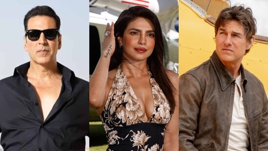 Priyanka Chopra says she loves Akshay Kumar and Tom Cruise's work.
