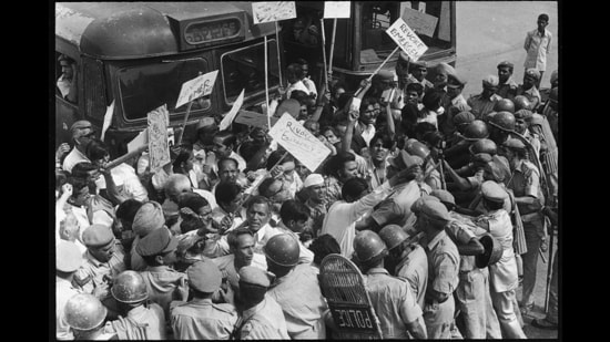 My father, Arun Jaitley, took great pride in being the first satyagrahi against the Emergency (HT Photo)