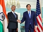 External Affairs Minister S Jaishankar meets United States Secretary of State, Marco Rubio, on the sidelines of the Quad Foreign Ministers’ meeting, in Washington DC on Wednesday. External Affairs Minister S Jaishankar meets United States Secretary of State, Marco Rubio, on the sidelines of the Quad Foreign Ministers’ meeting, in Washington DC on Wednesday.