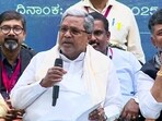 Karnataka Chief Minister Siddaramaiah and state Deputy Chief Minister DK Shivakumar address the media after the state Cabinet meeting, in Chikkaballapur on Wednesday.