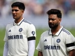 India's Shubman Gill and Rishabh Pant