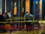Chicago police investigate the scene of a shooting that took place at Artis Restaurant and Lounge located on Chicago Avenue in the River North neighborhood, Thursday, July 3, 2025. (Tyler Pasciak LaRiviere/Chicago Sun-Times via AP) Chicago police investigate the scene of a shooting that took place at Artis Restaurant and Lounge located on Chicago Avenue in the River North neighborhood, Thursday, July 3, 2025. (Tyler Pasciak LaRiviere/Chicago Sun-Times via AP)