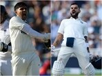 Shubman Gill emulates Virat Kohli's celebration Shubman Gill emulates Virat Kohli's celebration