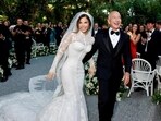 After a grand wedding in Venice, one of Lauren Sanchez's custom wedding dresses is reported missing. REUTERS/Yara Nardi