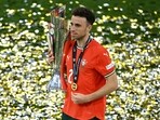 Diogo Jota after Portugal's Nations League win