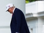 President Donald Trump walks to board his motorcade vehicle at the North Portico of the White House, Thursday, July 3, 2025. (AP Photo/Mark Schiefelbein)