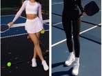 Pickleball's outfit style is flexible and relaxed. Pickleball's outfit style is flexible and relaxed.