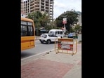 The footage, reportedly shot near the Shell petrol pump in Seegehalli, shows the SUV cruising on the wrong side.