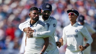 Meanwhile, Mohammed Siraj removed Zak Crawley (19). (BCCI-X) Meanwhile, Mohammed Siraj removed Zak Crawley (19). (BCCI-X)