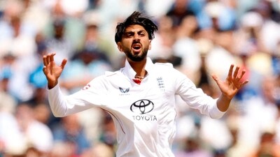 For England's bowling department, Chris Woakes and Josh Tongue took two wickets respectively. Meanwhile, Shoaib Bashir struck thrice. (Action Images via Reuters)