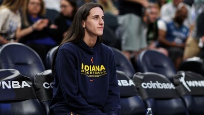 Caitlin Clark missed the game vs Las Vegas Aces on Thursday (Getty Images via AFP)