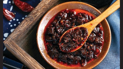 Chilli crisp is a pantry staple in Korea. (ADOBE STOCK) Chilli crisp is a pantry staple in Korea. (ADOBE STOCK)