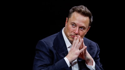 Elon Musk at the Porte de Versailles exhibition centre in Paris, France on June 16, 2023. (REUTERS) Elon Musk at the Porte de Versailles exhibition centre in Paris, France on June 16, 2023. (REUTERS)