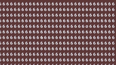 Optical Illusion: Can you find the hidden zero? (X/ @mrigankac08)