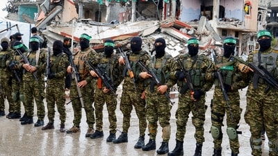 The militant group directly hit key targets, including a command and control centre and an Israeli tank. (REUTERS)